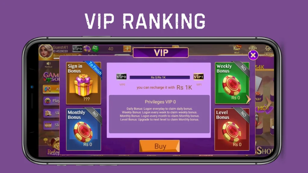 Card Khaadi VIP Rank